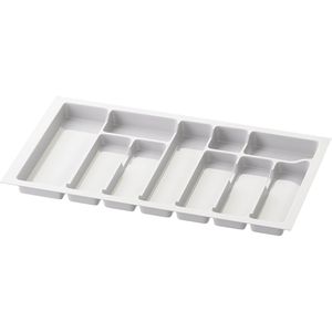 Besteckkasten Sossai Divio, weiß, aus Kunststoff