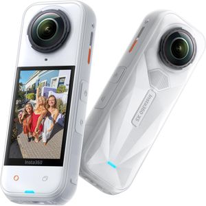 Action-Cam Insta360 X5 Satin White Standard, wasserdicht 15m