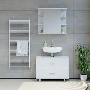 Produktbild für Waschbeckenunterschrank Vicco Ilias, stehend