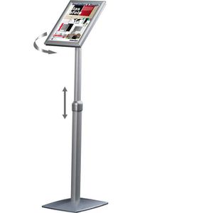 Infoständer Franken BS0906, silber, A3