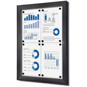 Produktbild für Schaukasten Showdown-Displays anthrazit, außen