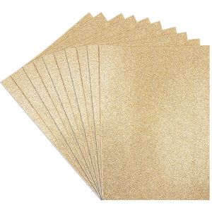 Produktbild für Moosgummi Ideen-mit-Herz 012350 Glitzer 1, A4