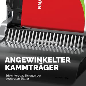 Produktbild für Bindegerät Fellowes Quasar+ 500, A4, manuell