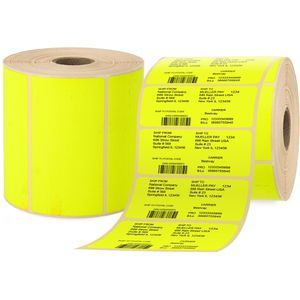 Thermoetiketten Böttcher-AG für Zebra, gelb