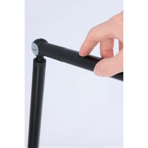 Produktbild für Schreibtischlampe Paulmann FlexBar, schwarz, LED, dimmbar