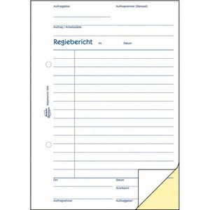 Produktbild für Regiebericht Zweckform 1306, A5