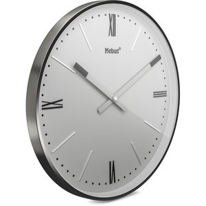 Produktbild für Wanduhr Mebus 19780, Kunststoff, analog, Quarzuhr