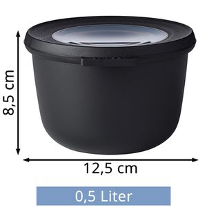 Produktbild für Frischhaltedose Mepal Cirqula rund, aus Kunststoff