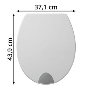 Produktbild für WC-Sitz Tiger Comfort Care 250950646, oval, aus Duroplast