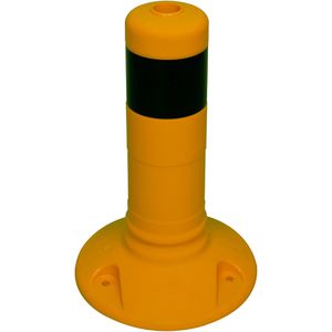 Produktbild für Absperrpfosten Schake 412445BG, schwarz/gelb, aus Kunststoff