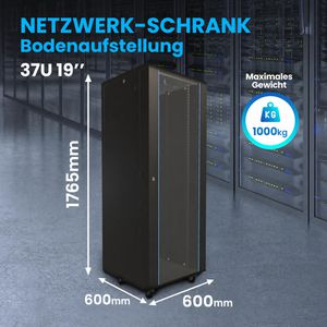 Produktbild für Netzwerkschrank Extralink Standard, EX.14428, 19 Zoll