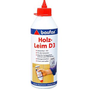 Baufan Holzleim D3, 102466, 500g, ohne Lösungsmittel, wasserfest