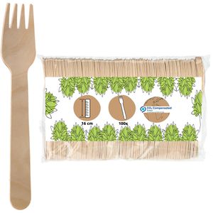 Einwegbesteck Biozoyg DSE06306, Holz