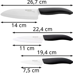 Produktbild für Messerset Kyocera Gen FK-3PC BK, 3-teilig