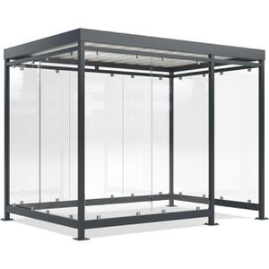 Personenunterstand WSM Köln K3 d/b, anthrazit, aus Metall