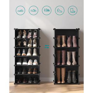 Produktbild für Schuhregal Songmics LPC010BZ01, aus Kunststoff