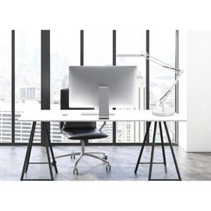 Produktbild für Schreibtischlampe Unilux Swingo, weiß, LED, dimmbar