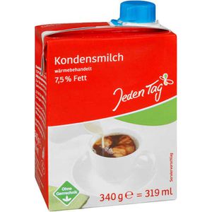 Produktbild für Kondensmilch JedenTag Fettgehalt 7,5 %