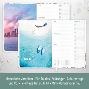 Produktbild für Schülerkalender Häfft Timer Blattgold, Schuljahr 2025/2026