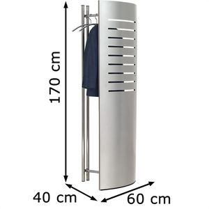 Produktbild für Wandgarderobe Kerkmann tec-art, 6070, Stahl