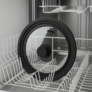 Produktbild für Topfdeckel STONELINE 22534 mit Silikonring, Universaldeckel