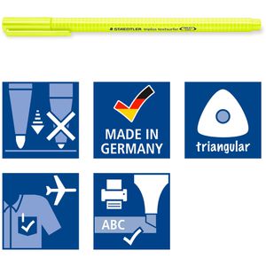 Produktbild für Textmarker Staedtler triplus Textsurfer, 4 Stück
