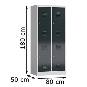 Produktbild für Spind ClassiX X-523228, anthrazit