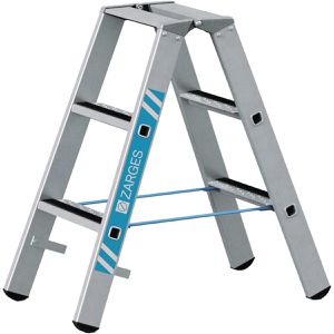Produktbild für Stehleiter Zarges R13step B, 41549, beidseitig begehbar