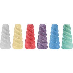 Produktbild für Kreide Eberhard-Faber Glitzer Einhorn, 6 Stück