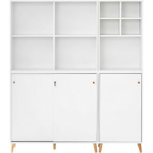 Produktbild für Kombischrank Möbelpartner Serie 500, weiß