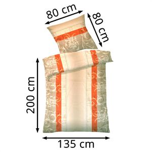 Produktbild für Bettwäsche Dyckhoff Pamela, beige, Weichfrottier