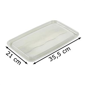 Produktbild für Deckel-Aufbewahrungsbox Keeeper Emilia, transparent
