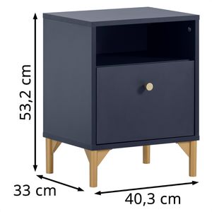 Produktbild für Nachttisch Schildmeyer Alfa, 155474, nachtblau