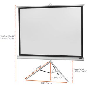Produktbild für Beamer-Leinwand Celexon Economy White Edition