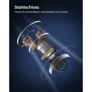 Produktbild für Aktenschrank Songmics OMC015B01, aus Metall