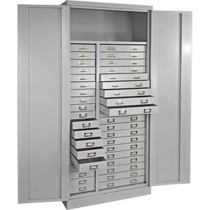 Produktbild für Werkzeugschrank ADB 40650, aus Metall, lichtgrau
