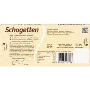 Produktbild für Tafelschokolade Schogetten Weiße Schokolade