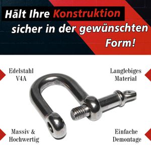 Produktbild für Schäkel PRIOstahl 240, 1500kg