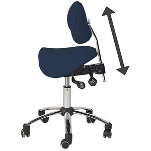 Produktbild für Drehhocker Teqler T135365SW, mit Sattelsitz