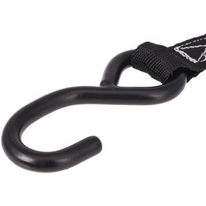 Produktbild für Spanngurt Sandax schwarz, mit S-Haken &amp; Ratsche