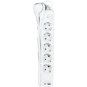 Produktbild für Steckdosenleiste LogiLink LPS280U, mit 1,5m Kabel
