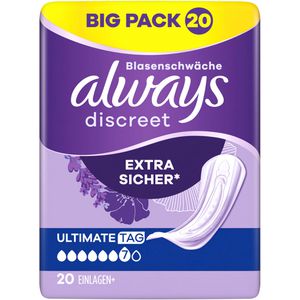 Inkontinenzeinlagen always discreet Ultimate Tag