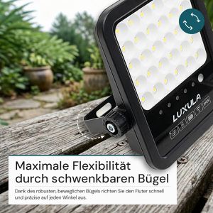 Produktbild für LED-Außenstrahler Luxula LXSO400132, IP65 wasserdicht