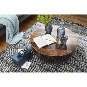 Produktbild für Couchtisch Wohnling Nisha, WL5.547, aus Holz / Metall, braun