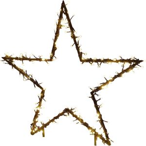Weihnachtsstern Star-Max 30216T, Gartenstecker XXL, schwarz