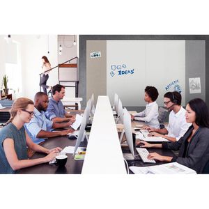 Produktbild für Pinnwand Legamaster 7-144126 Wall-Up, grau