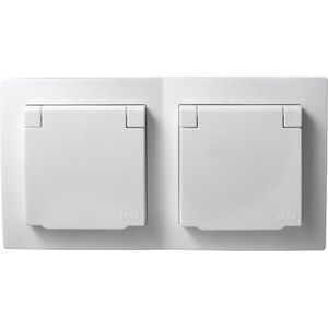 Steckdose McPower Flair IP44, Unterputz