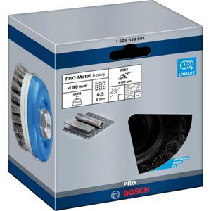 Produktbild für Drahtbürste Bosch 1608614001, Topfbürste Ø 90mm