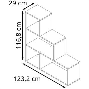 Produktbild für Bücherregal Vicco 35502, weiß