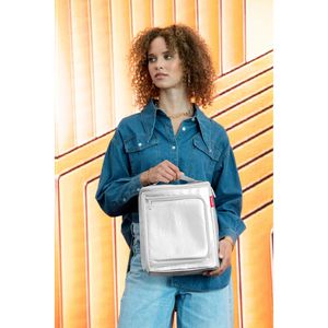 Produktbild für Kühltasche Reisenthel Coolerbox silver crackle, faltbar